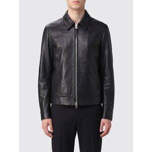 Tom Ford Men Tom Ford Smooth Lambskin Leather Shirt Jacket With Zip Closure